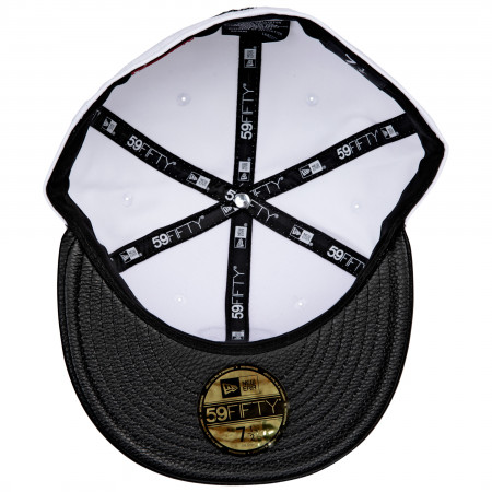 Punisher Minimalist Symbol w/Pebbled Brim New Era 59Fifty Fitted Hat